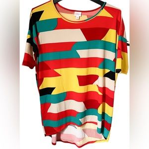 Lula Roe Multi Colored Maxi Dress